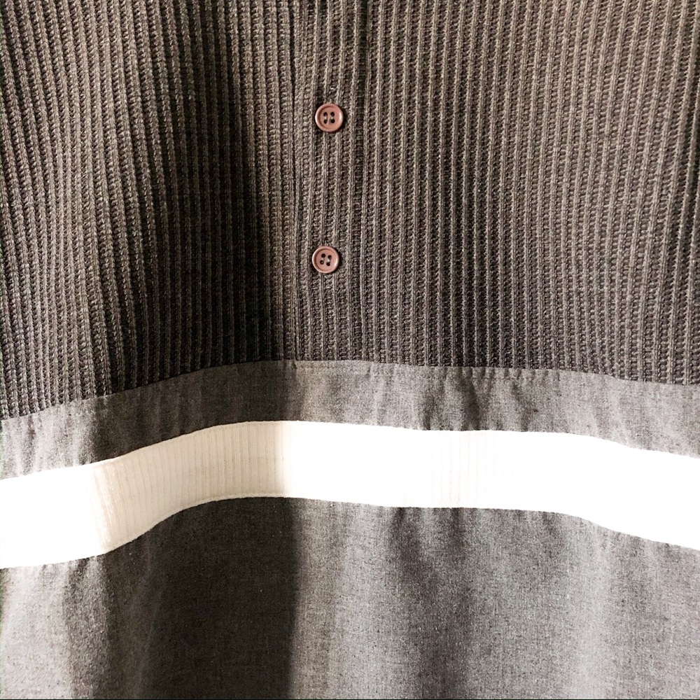 Vintage henley polo long sleeve sweater - Picture 3 of 4